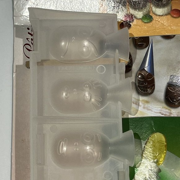 Zenker 3-D Candy Chocolate Molds Hawaii Tiki Mask Funny Faces Sealed - Picture 4 of 16